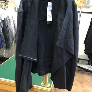 NWT! Soft Leather Zara Blazer  value $100 dollars